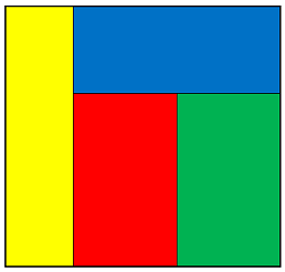 エクセル四角形切分け問題図