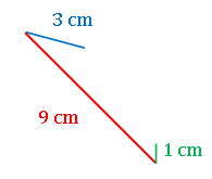 長さの異なる棒を選んで三角形を作る