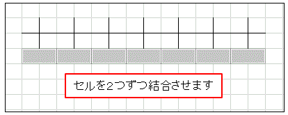 Excel で罫線を使って数直線を作成します Excel Vba 数学教室